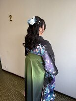 エール 生駒(aile Total Beauty Salon)&nbsp;奈良 袴ヘアセット 卒業式