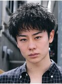 渋谷アクティブショートルーズショートパーマツイストパーマ緩め