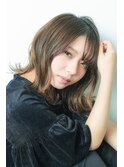 ミルクティーブロンド/デジタルパーマ/ダークブルー[池袋]