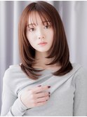 ブリーチなしグレージュ美髪ワンホンレイヤー30代40代Y戸田公園