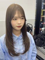 ゴウトゥデイシェアサロン 町田店(GO TODAY SHAiRE SALON)&nbsp;ロングレイヤー×ブリ無しミルクティー