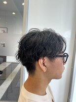 フィッツ(Fits) センターパート×波巻きパーマ