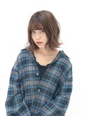 人気 切りっぱなしボブ風
