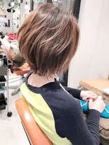 ミッシェル アフロート(michelle afloat) 髪質改善ひし形トップふんわり動き簡単まとまるツヤカーブカット