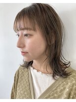 フィル(fil)&nbsp;シースルーバング/ミディアム／マットベージュ