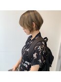 丸みショートで抜け感を!