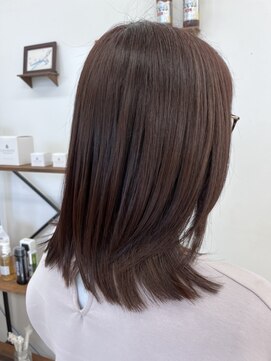 レオ 幸手(Leo) 30代40代大人可愛い髪質改善カラーラベンダーグレージュ透明感