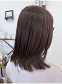 30代40代大人可愛い髪質改善カラーラベンダーグレージュ透明感