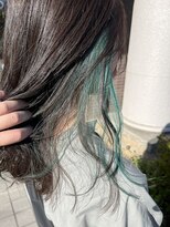 カペリベラ CapelliBella 香里園店 イヤリングカラー/ターコイズ/グレージュ【カペリベラ香里園店】