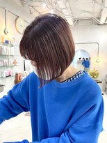 ヘアー アイス カンナ(HAIR ICI Canna)&nbsp;コンパクトミニボブ！大人可愛いピンクカラー！