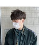 【イツモノトコロ】アッシュベージュ×マッシュ