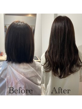 イニット 奈良新大宮(init.) 20代 30代 40代 大人可愛い艶感アッシュピンクブラウンエクステ