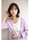 【buZon ブゾン】大人くびれボブ×ダークブラウン