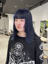 ゼスト 八王子店(ZEST) ネイビーカラー/ケアブリーチ【藤野はるひ】