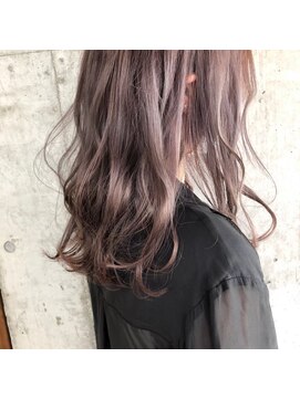 ケイト(kate) 【kate 大宮】ラベンダーベージュ×ムルギョル巻きセミロング