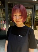 ◎青みピンク×ボブ◎