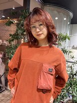 ヘアーアンドメイク ビス(HAIR&MAKE bis)&nbsp;秋ぴったり◎アプリコットオレンジ◎【多田華歌】