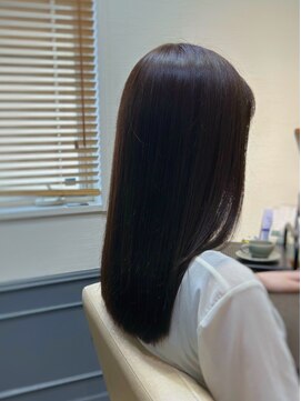 カミケン 清明店(kamiken.) 美髪◎艶ロング×大人のダークブラウン【カミケン清明店/福島】