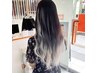 シングルカラー＋シールエクステ100本付け放題☆  ￥32000