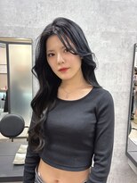 リリー(Lilley) 【lilley 稲永麻衣】羽エクステ+ロングヘア+韓国ヘア