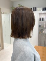 シュク 高円寺(SYUK)&nbsp;加藤【高円寺】ボブ/外ハネ/アッシュブラウン