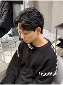 フェザーパーマ フェザーショート メンズショート 新宿
