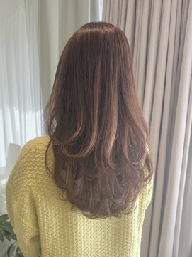 アミリアバイザザ(amiliea by ZA/ZA) レイヤーカット×ベージュカラー