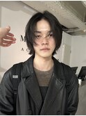 =メンズボブ/スパイキーショート/ブルーブラック/MEN’S HAIR