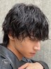 【緒方限定】メンズカット＋パーマ＋カラー　￥25,000