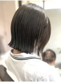 【切りっぱなしボブ】クラシカルボブスタイル