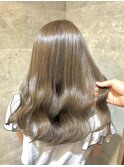 ブリーチ無しのアッシュベージュ【岸雄一】