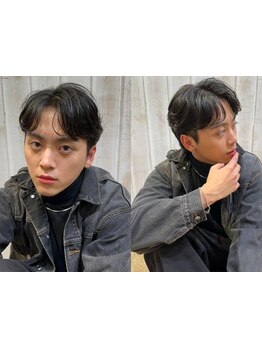 ビジネスシーンもカッコ良く◎ニュアンスパーマ/韓国ダウンパーマ/フェザーパーマ【町田/町田駅/JR町田駅】