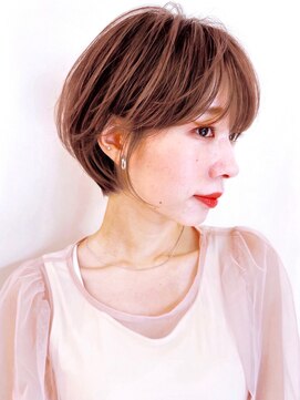 セイドット リー(Say. Ree) Say.丸みショートレイヤーミルクティーことりベージュ表参道青山