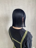 トリコ(ToricO)&nbsp;切りっぱなし　ブルーブラック　ダークネイビー　チャコール