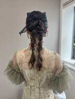 クラリス(CLARIS)&nbsp;ツインポニー編み下ろし