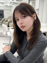 アマトウキョウスマートサロン(AMA TOKYO×Smart Salon)&nbsp;くびれレイヤー/顔まわりカット/レイヤーカット/小顔ヘア