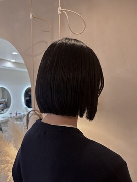 ラヴィズム 名駅店(LUVISM) ボブ/ミディアム/レイヤー/顔周りレイヤー/パーマ/艶カラー