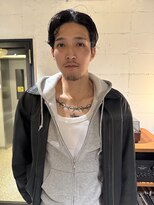 パーク(PARK)&nbsp;メンズショートシャドウパーマダウンパーマニュアンスパーマ