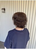 マッシュウルフパーマ