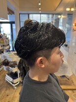 アメラボ 平針店(AmeLab) 【ジェルで仕上げる/短めか流れパーマ】山本凌也