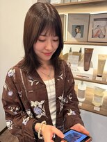 トルヴェ(Toruve)&nbsp;透明感ブラウンカラーのボブレイヤースタイル