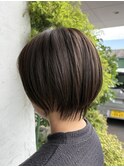抜け感ショートボブ