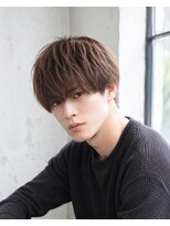 MEN's Baguz MEN'Sカット/ MEN'Sパーマ/ MEN'Sカラー 韓国風マッシュニュアンスパーマ束感ウェーブメンズスタイル