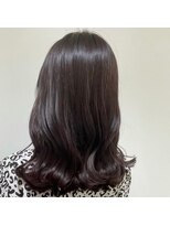 アース 常盤平店(HAIR & MAKE EARTH)&nbsp;黒髪ミディアム×ウェーブ巻き♪大人可愛いこなれヘア
