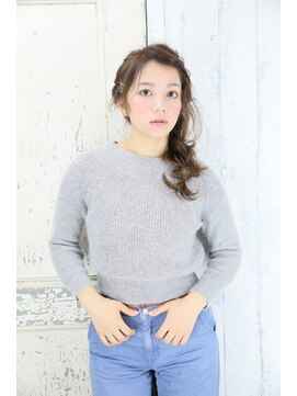 イデアル(ideal) 簡単三編みアレンジ☆