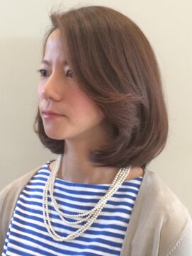 エムスラッシュ アヴェダ 自由が丘(M.SLASH AVEDA) 【M.SLASH自由が丘】オフィスウケバッチリ!清楚ボブ!
