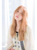 ジェナ(Jena)&nbsp;ミルクティーカラー ゆるふわロング   【jena】 担当  堀川 彩