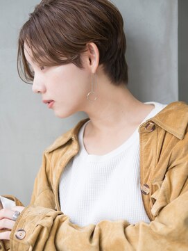 ソーコ 渋谷(SOCO) 《SUN》丸みショートボブ無造作カールセンシュアルショート