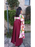 小学校卒業式の袴スタイル