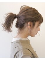 テーラ(tela)&nbsp;【tela】ラフポニーテールアレンジ【溝の口】